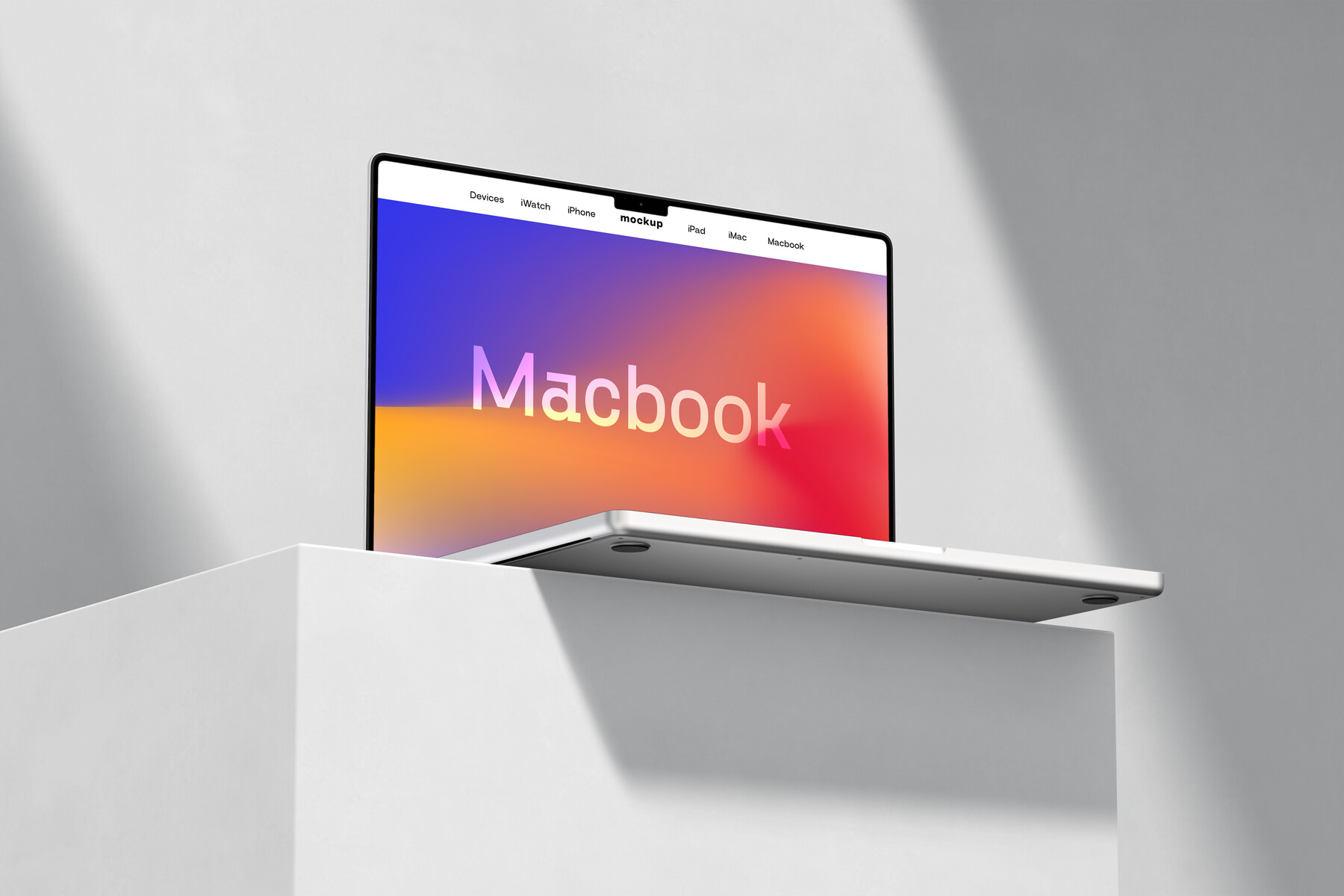 ArtStation - Macbook Scene Mockup 1 | Artworks