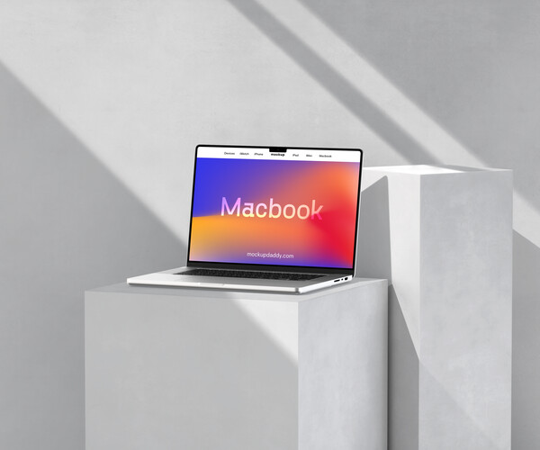 ArtStation - Macbook Scene Mockup 3 | Artworks