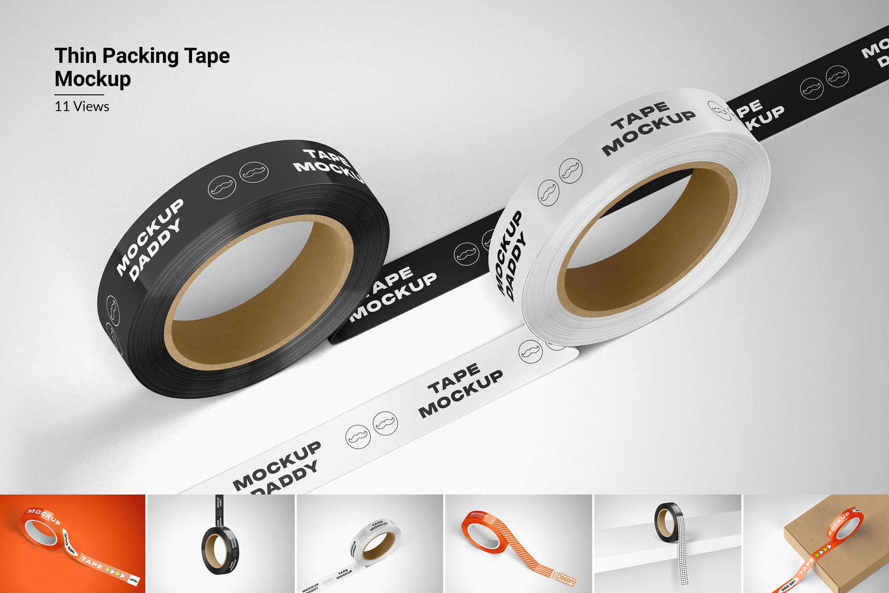 ArtStation Packaging Tape Roll Mockup Artworks