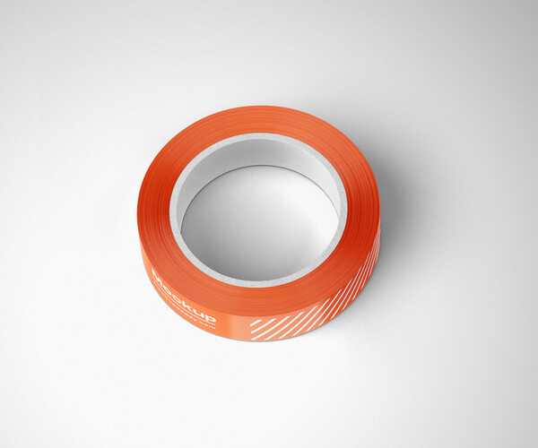ArtStation Packaging Tape Roll Mockup Artworks