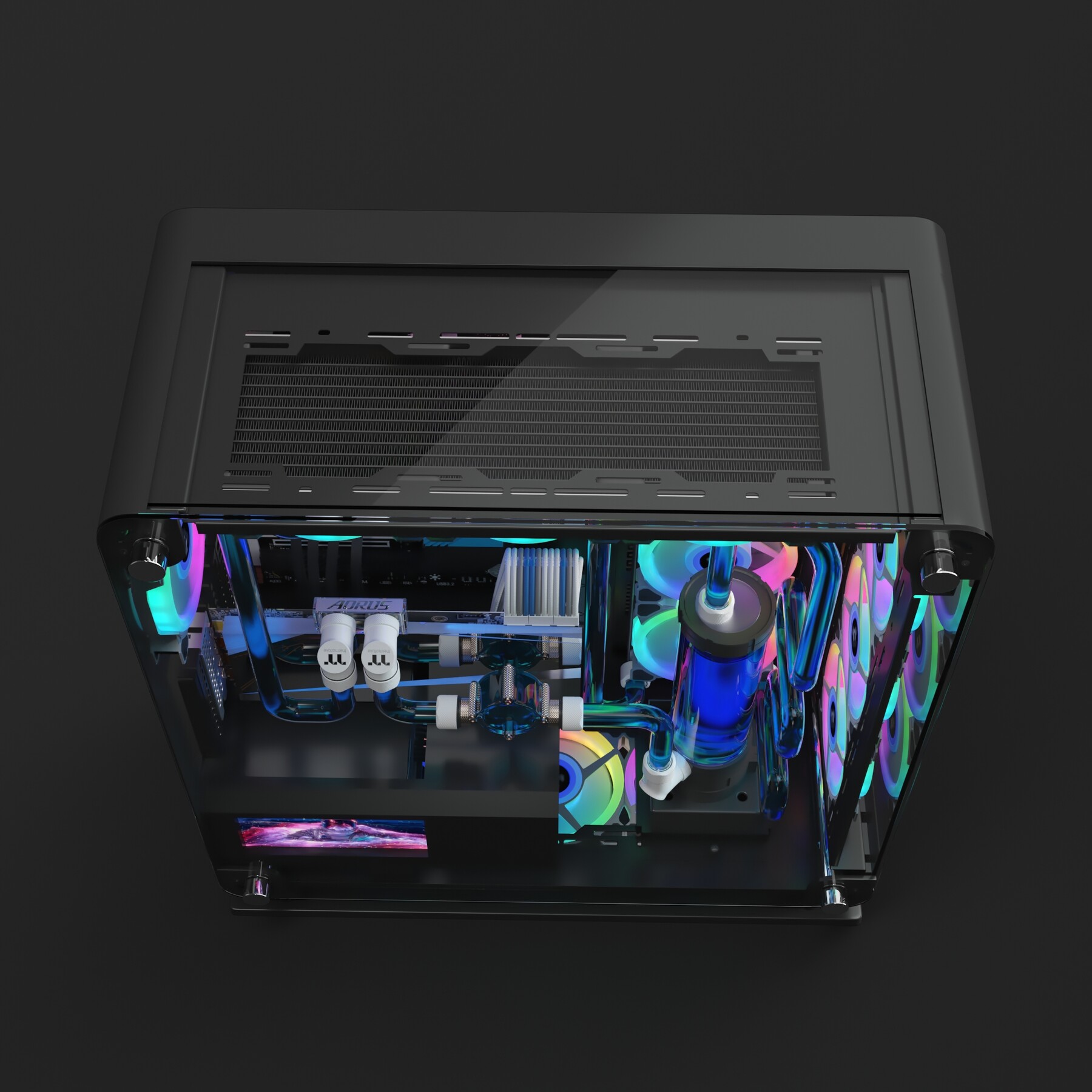 ArtStation - Thermaltake Core P6 Tempered Black | Resources