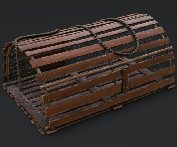 ArtStation Crab Trap 01 Game Assets   File 