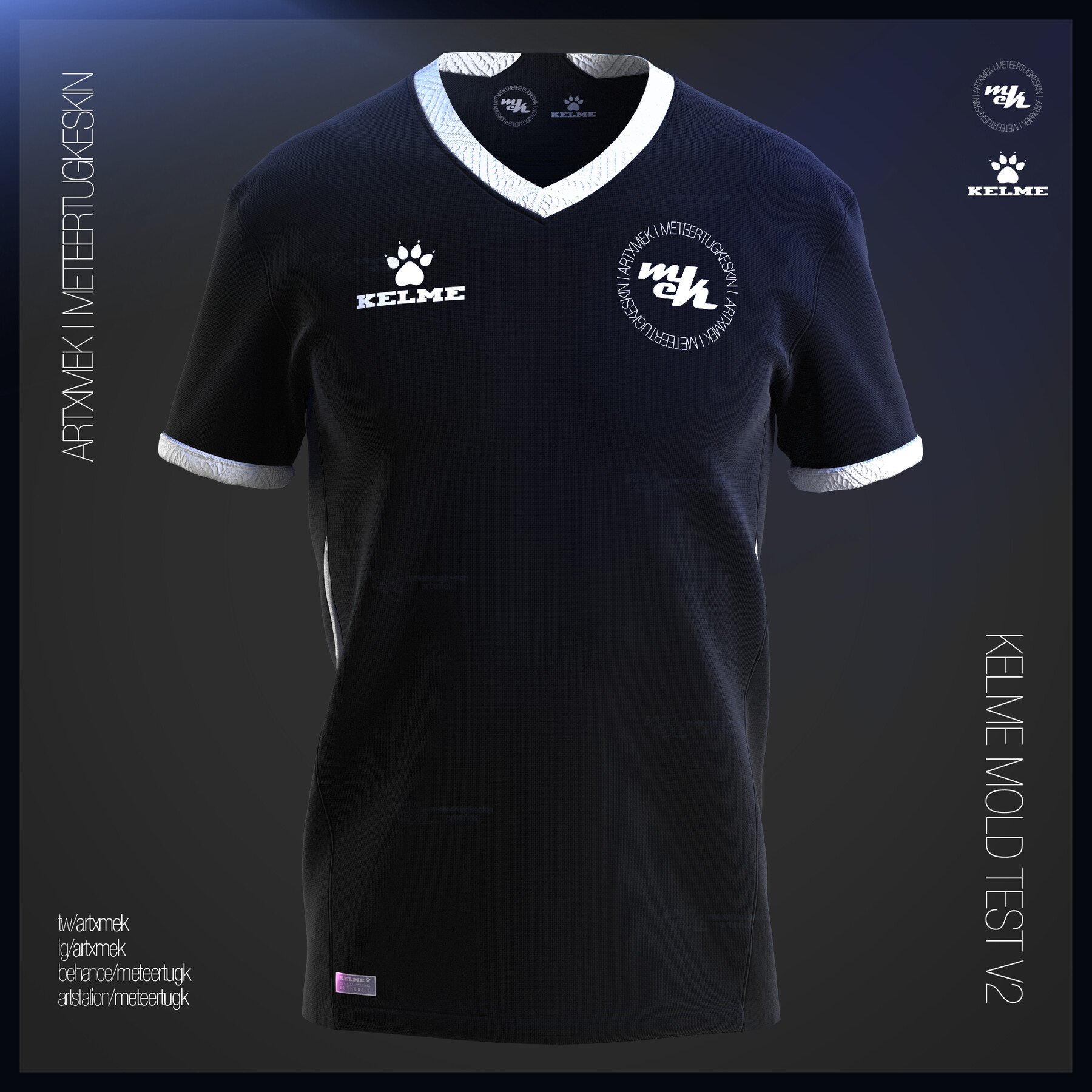 ArtStation - kelme shirt | 3d model for CLO-Marvelous Designer, .zprj ...