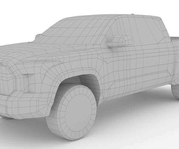 ArtStation - Toyota Tundra Capstone 2022 | Game Assets
