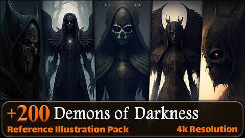200 Demons of Darkness Reference Pack | 4K | v.1