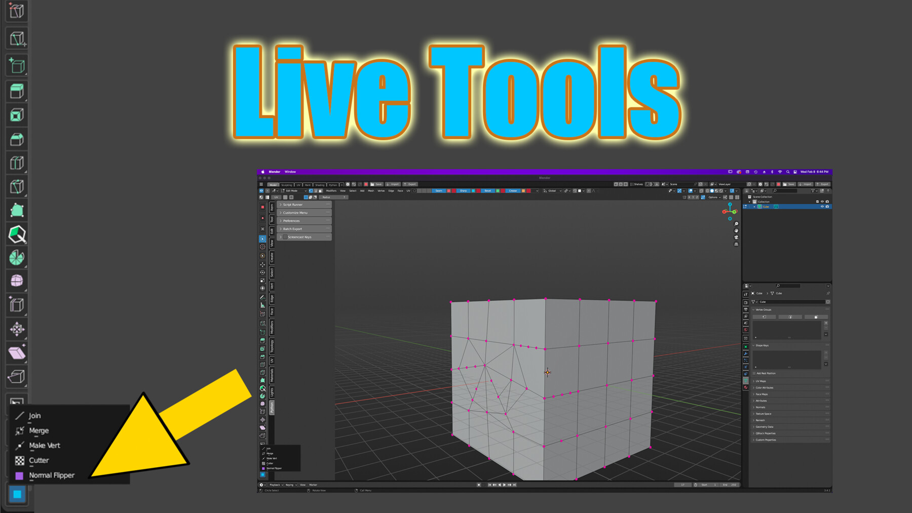 ArtStation Live Tools Blender addon Resources