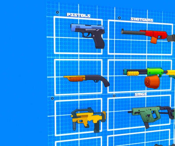 ArtStation - Stylize Low Poly Weapon Pack | Game Assets