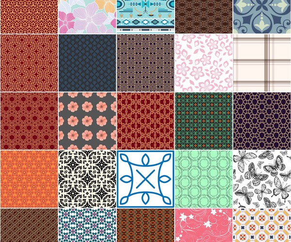 ArtStation - 100 PATTERNS VOL 02 (Tweed, Herringbone Tweed, Dogtooth ...