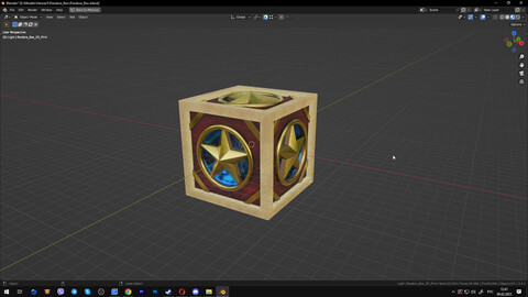 Heroes 3. Pandora Box. For 3D Printing. + High Poly with textures