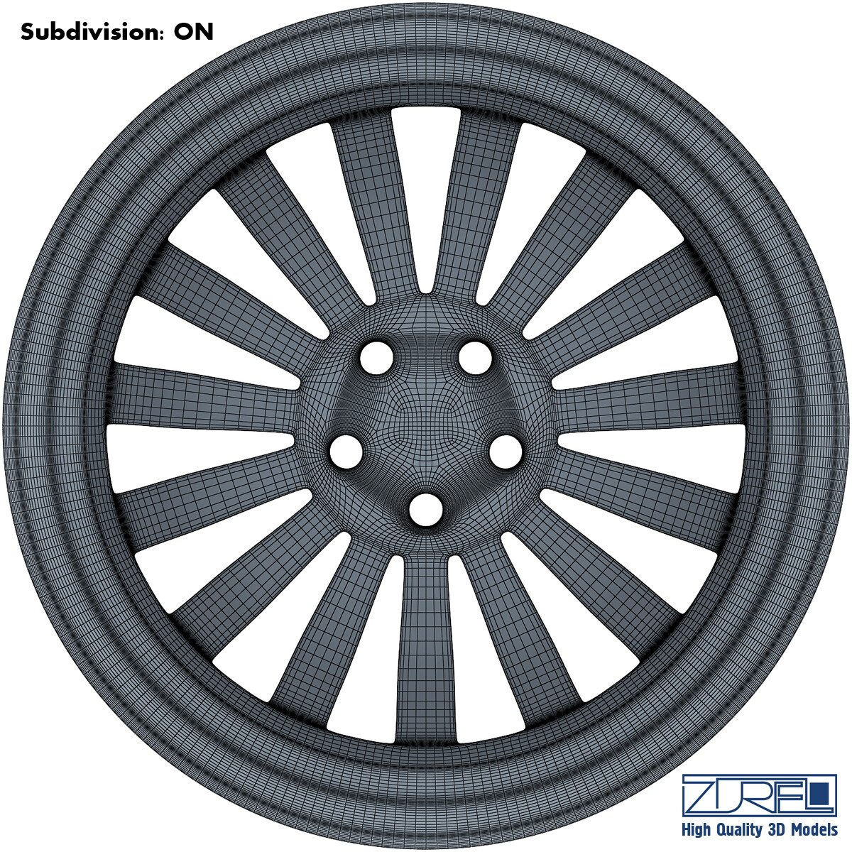 ArtStation - Mondeo Spoke 17 Alloy wheel | Resources
