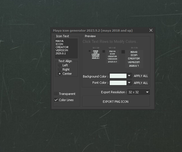 ArtStation Maya Shelf Label Icon Generator (Create colourful maya shelf icons on the fly