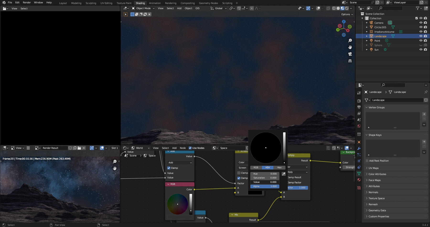 ArtStation - Procedural hdr scifi space texture in Blender_ fully ...