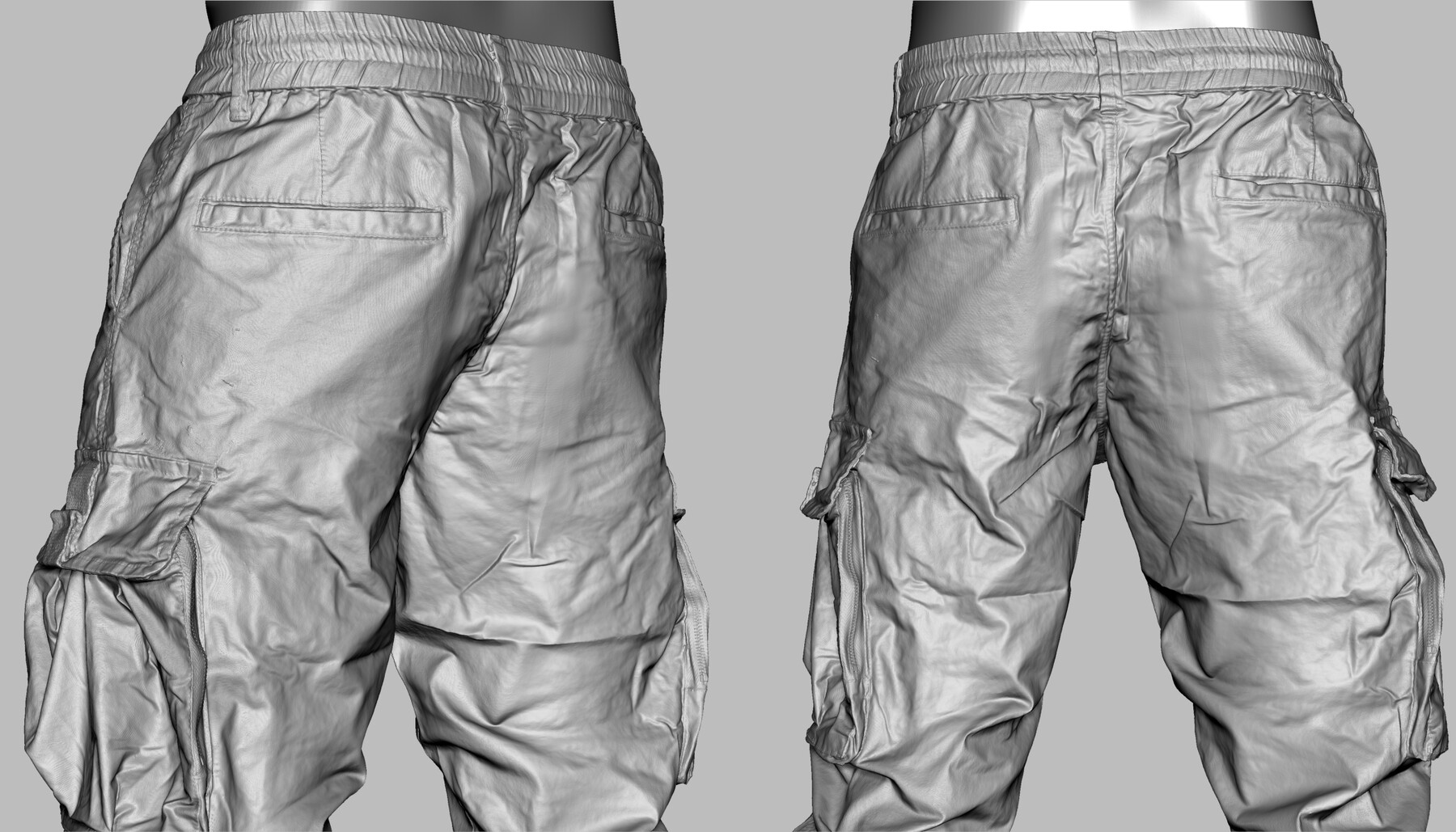 Artstation cargo pants 004 game assets