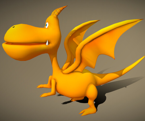 ArtStation - Cartoon Dragon | Game Assets