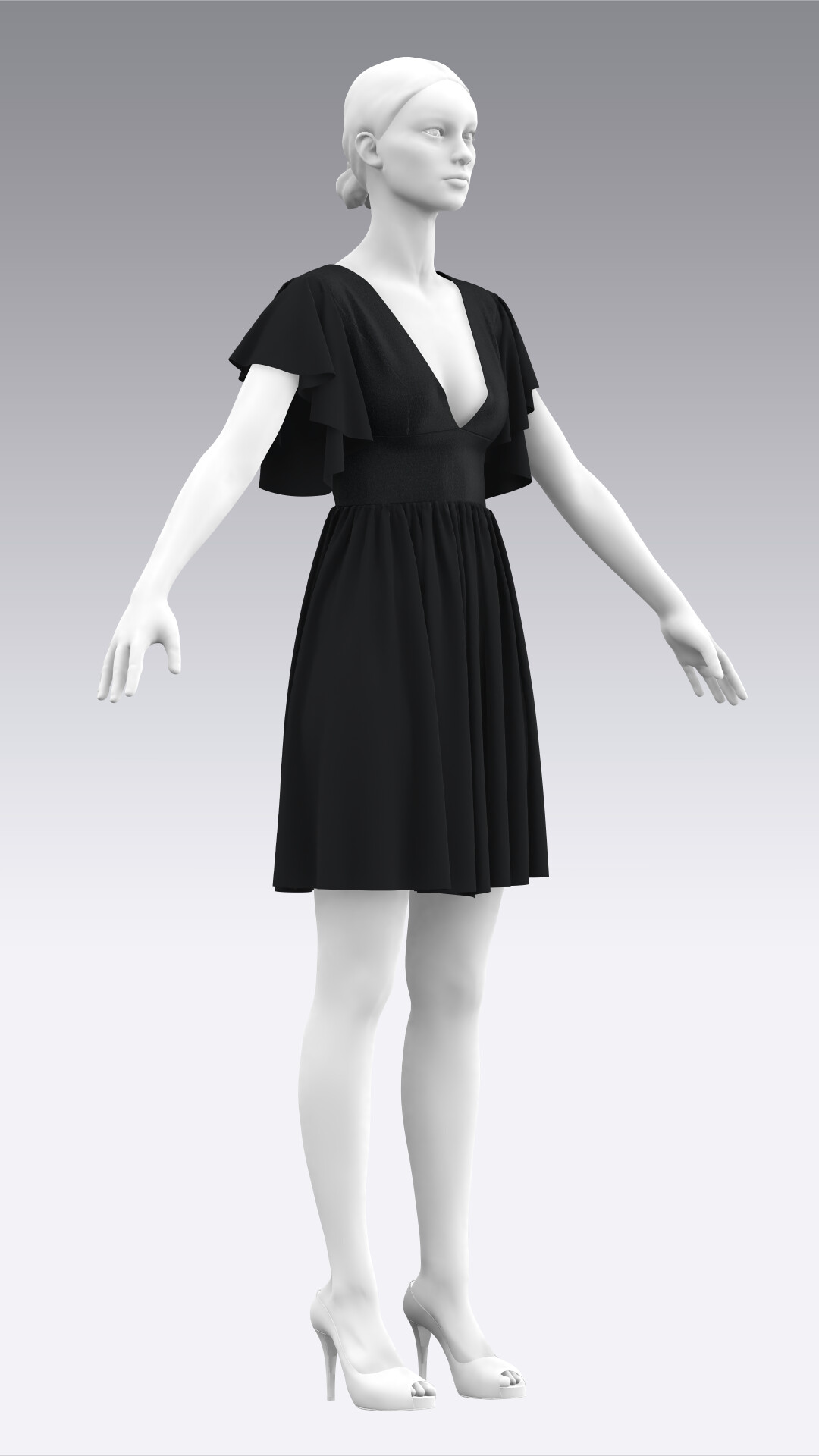 ArtStation - Dress Outfits MD CLO 3D ZPRJ ZPAC project files 3D model ...