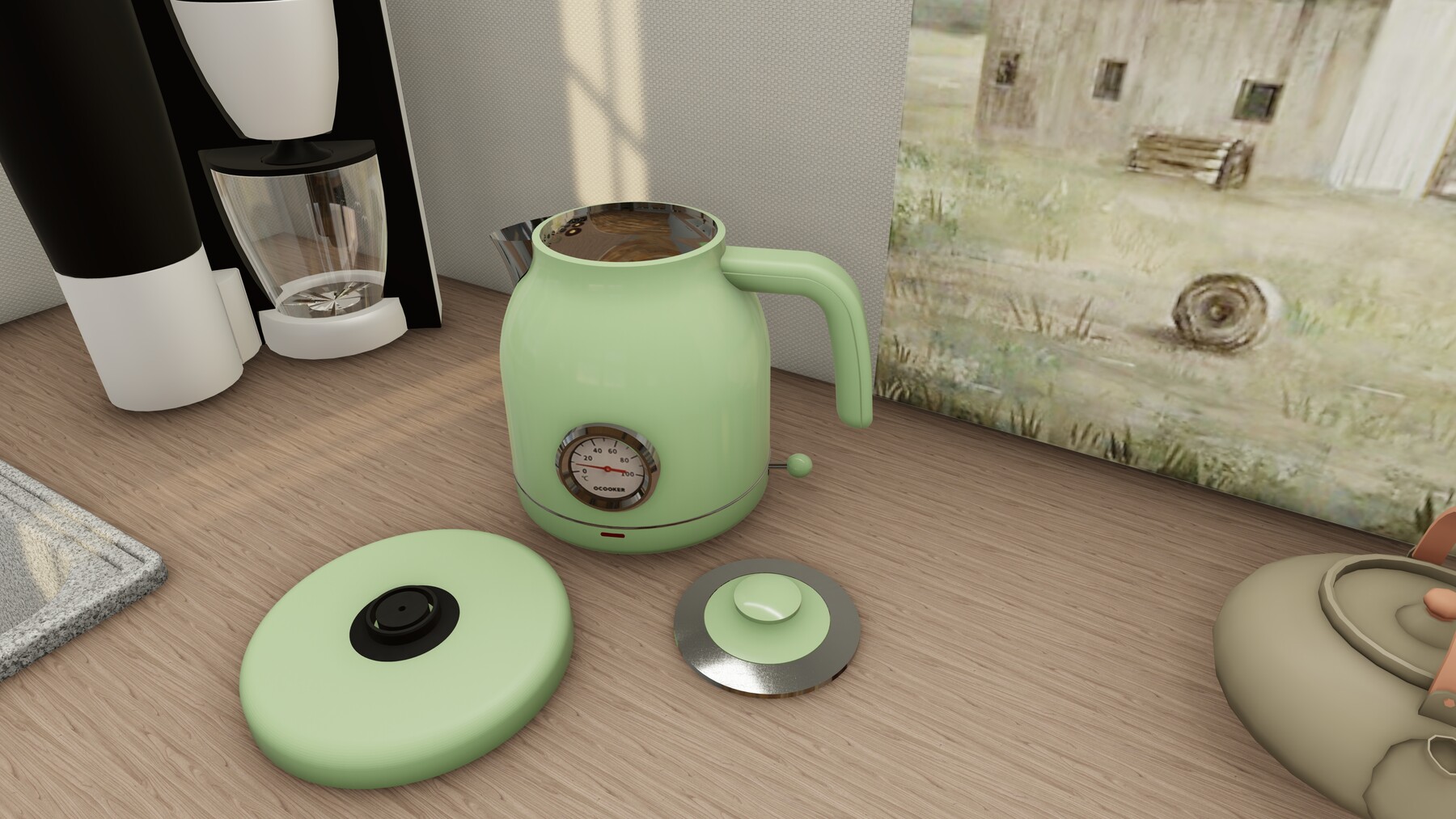 ArtStation - Xiaomi Qcooker Kettle Detailed | Game Assets