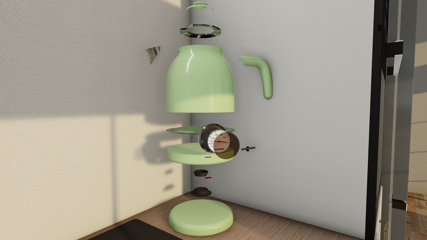 ArtStation - Xiaomi Qcooker Kettle Detailed | Game Assets