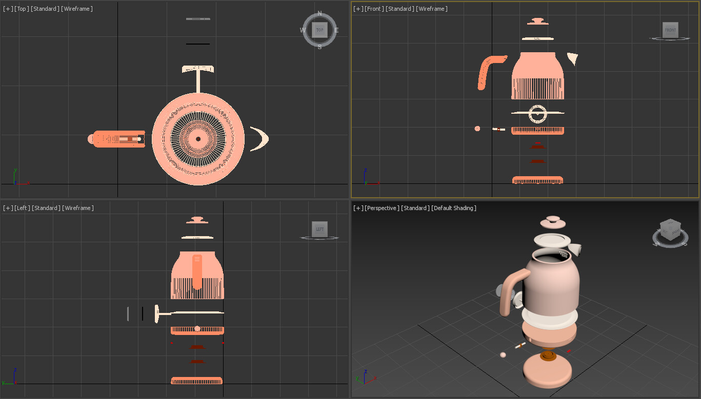 ArtStation - Xiaomi Qcooker Kettle Detailed | Game Assets