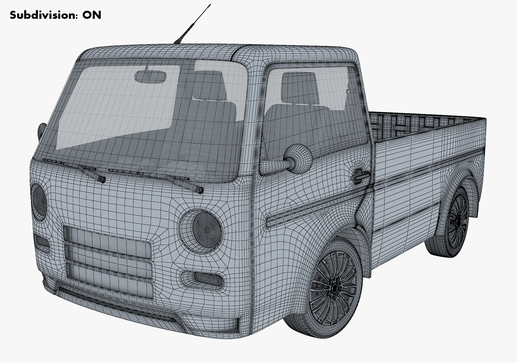 ArtStation - Kei Truck Concept Retro Style Orange | Resources