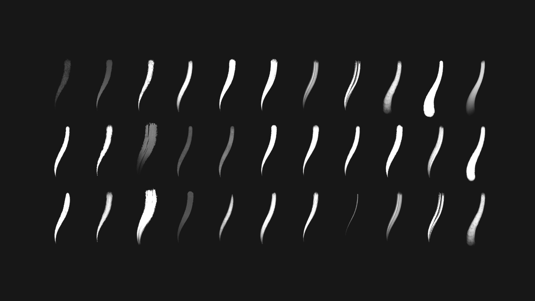 ArtStation 485+ Ink, Calligraphy & Marker Pen Procreate Brushes Brushes