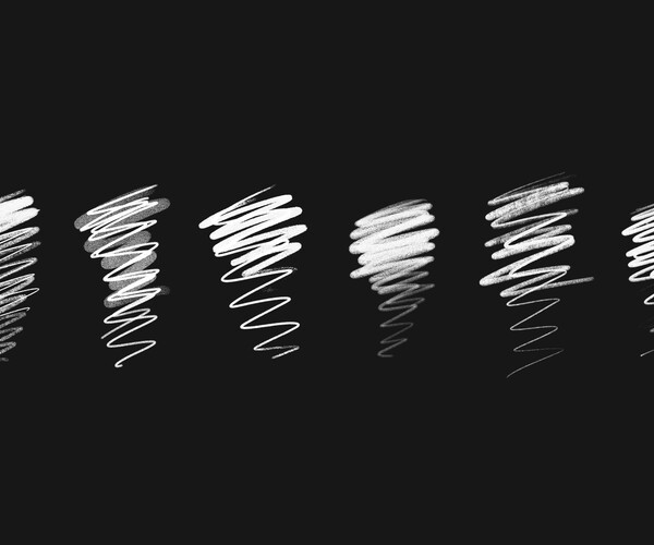 ArtStation 485+ Ink, Calligraphy & Marker Pen Procreate Brushes Brushes