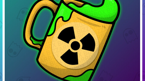 Twitch Emote: Toxic Coffee Mug