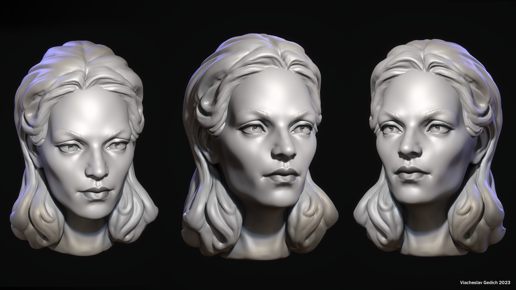 ArtStation - Head Sculpting Video 2 hours | Tutorials