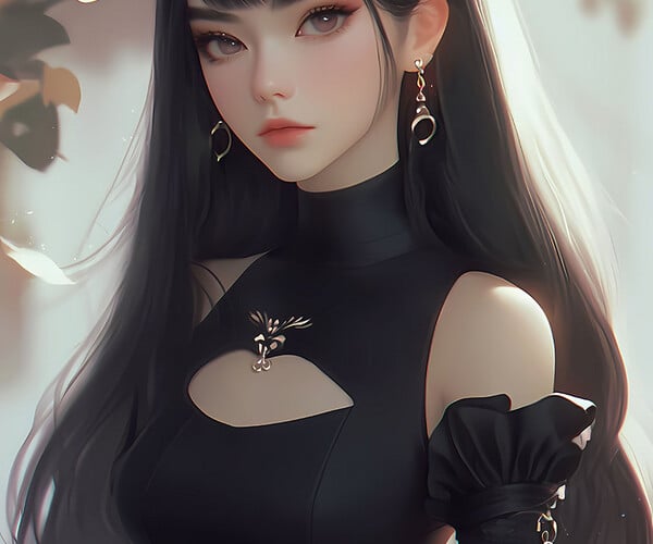 ArtStation - Black Dress | Artworks