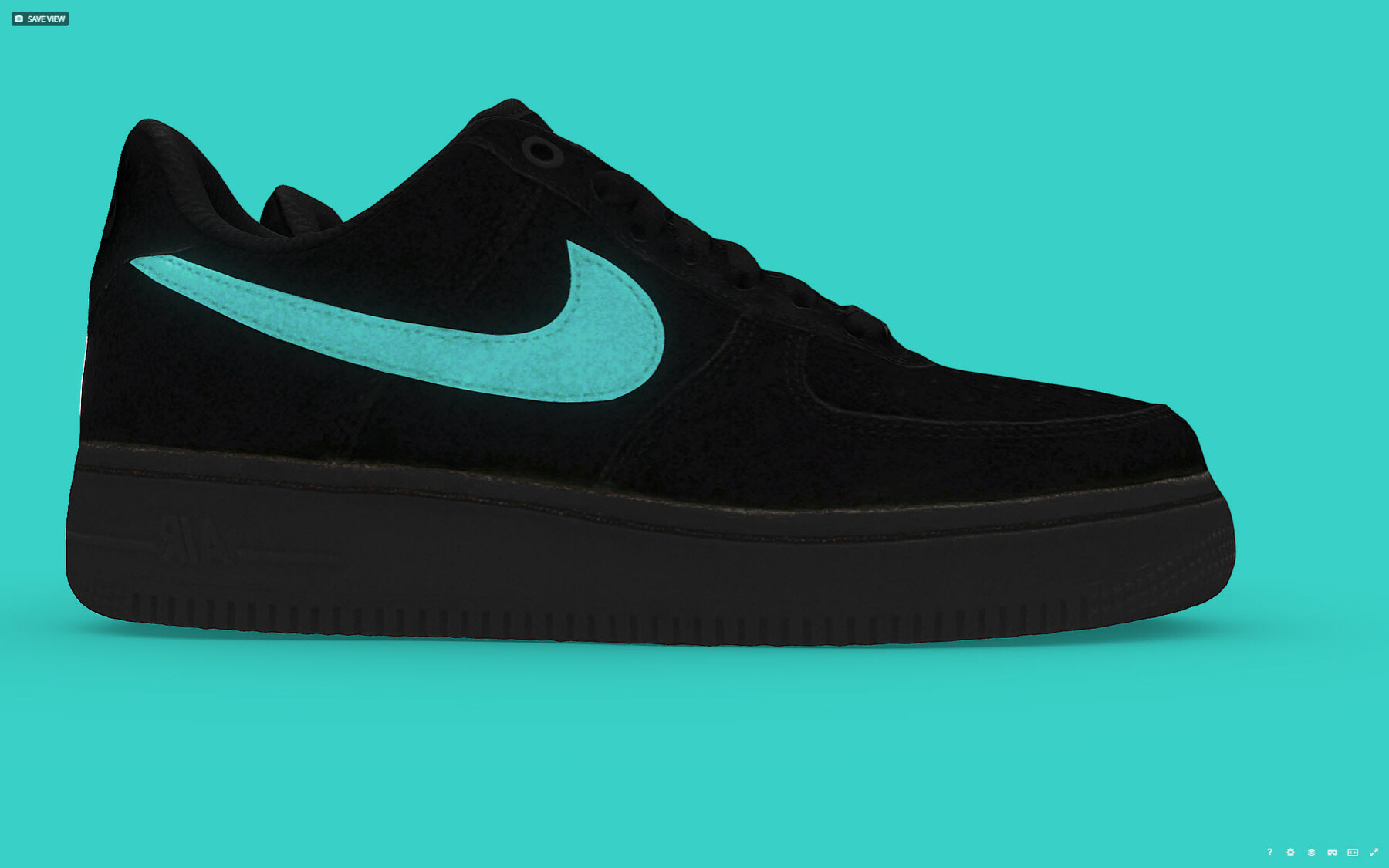 ArtStation - Tiffany & Co. × Nike Air Force 1 Low footwear apparel ...