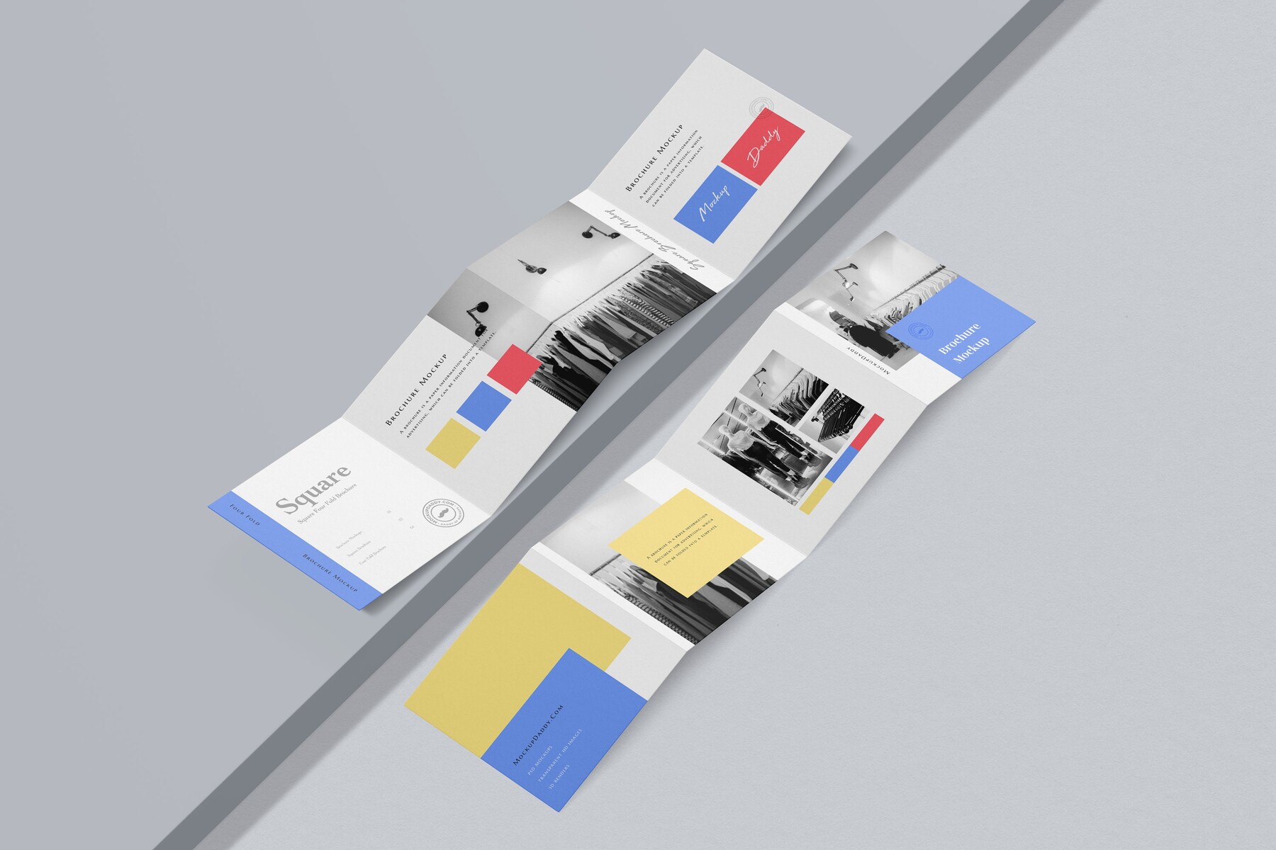ArtStation - Square 4 Fold Brochure Mockup | Artworks