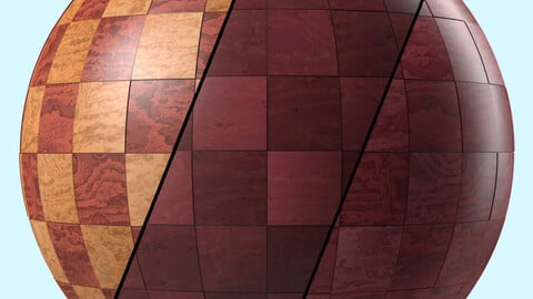 Parquet Materials 7- By 3 color wood Materials PBR 4k By Sbsar