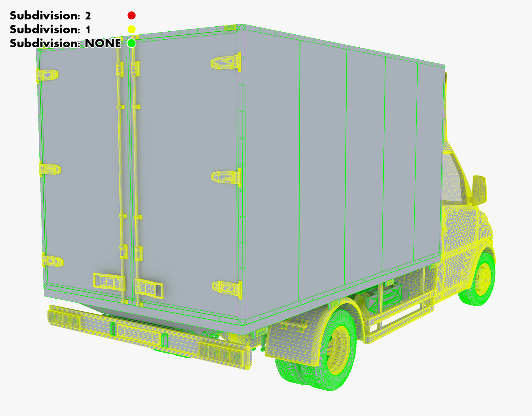 ArtStation - Generic Box Truck v 2 | Resources
