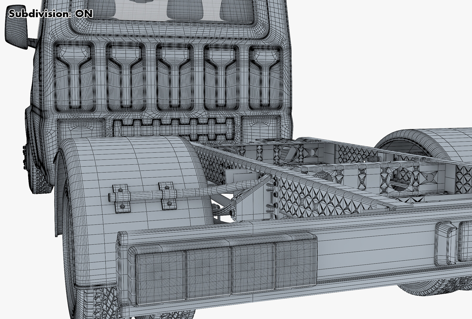 ArtStation - Generic Truck Chassis Frame v 1 | Resources