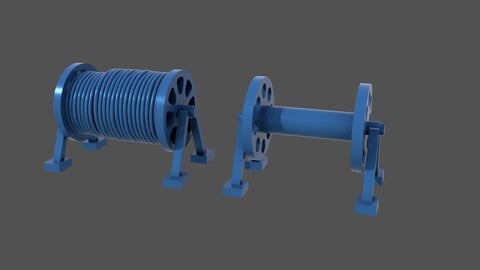 Naval hose reels 1-200 scale - 3D PRINTING