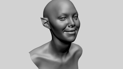Fantasy Female Head P