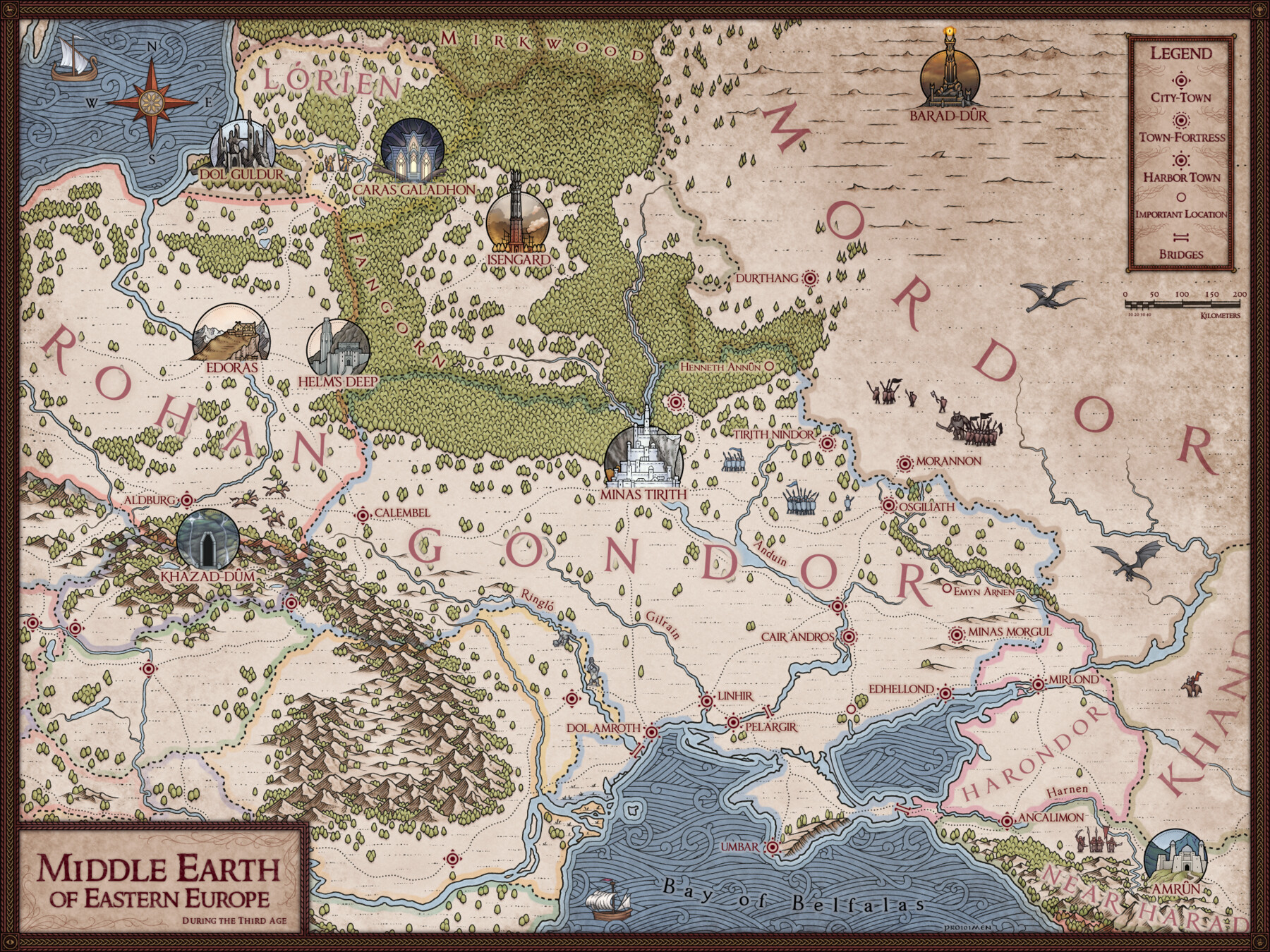 ArtStation Middle Earth Of Eastern Europe Map Png Artworks   File 