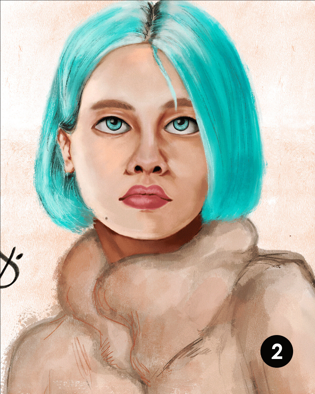 ArtStation The blue girl by Majotorr Artworks