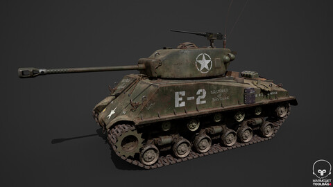 M4A3E8 tank