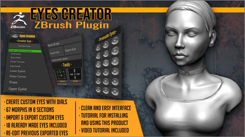Eyes Creator ZBrush Plugin