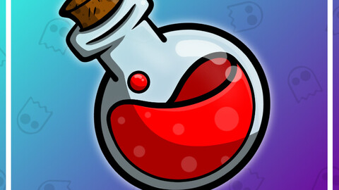 Twitch Emote: Red Health Potion