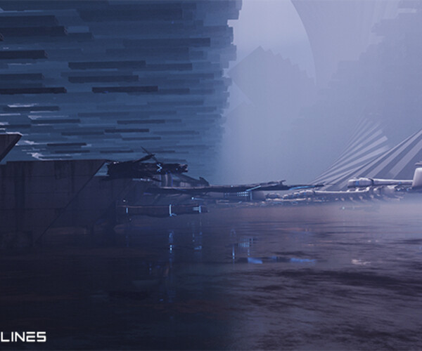 ArtStation - 2023 ARC Alien Base - War lines | Artworks