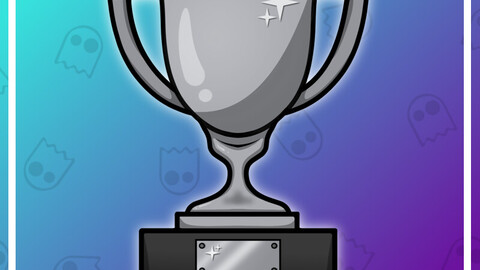 Twitch Emote: Silver Trophy