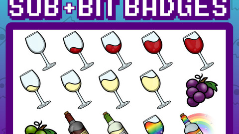 Twitch Sub Badges: Wine