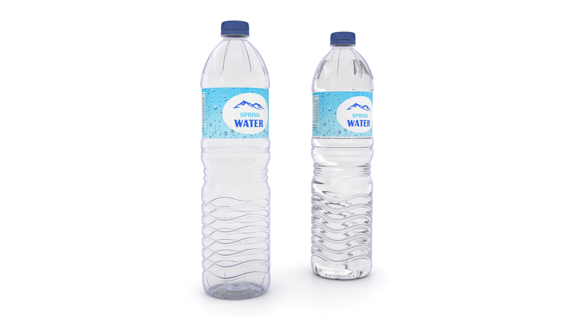 ArtStation - 3D Model: Plastic Water Bottle Big | Resources