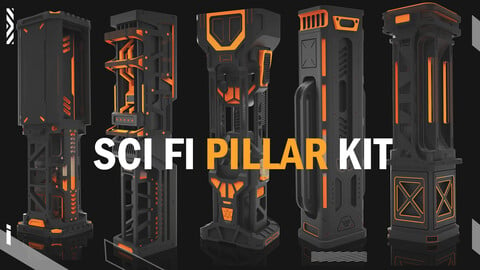 sci-fi pillar kit - vol1