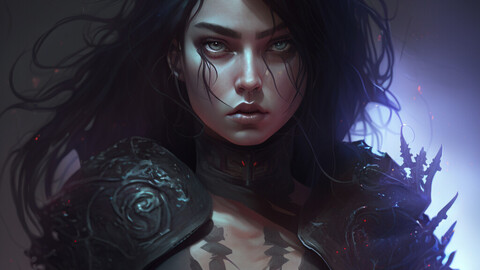 ArtStation - Dark Beauty: A Gothic Portrait 10 | Artworks