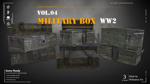 Military Box WW2 - VOL04 (Game Ready)