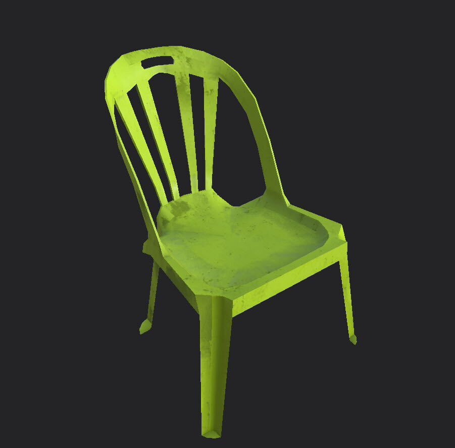 ArtStation Plastic Chairs and table Resources