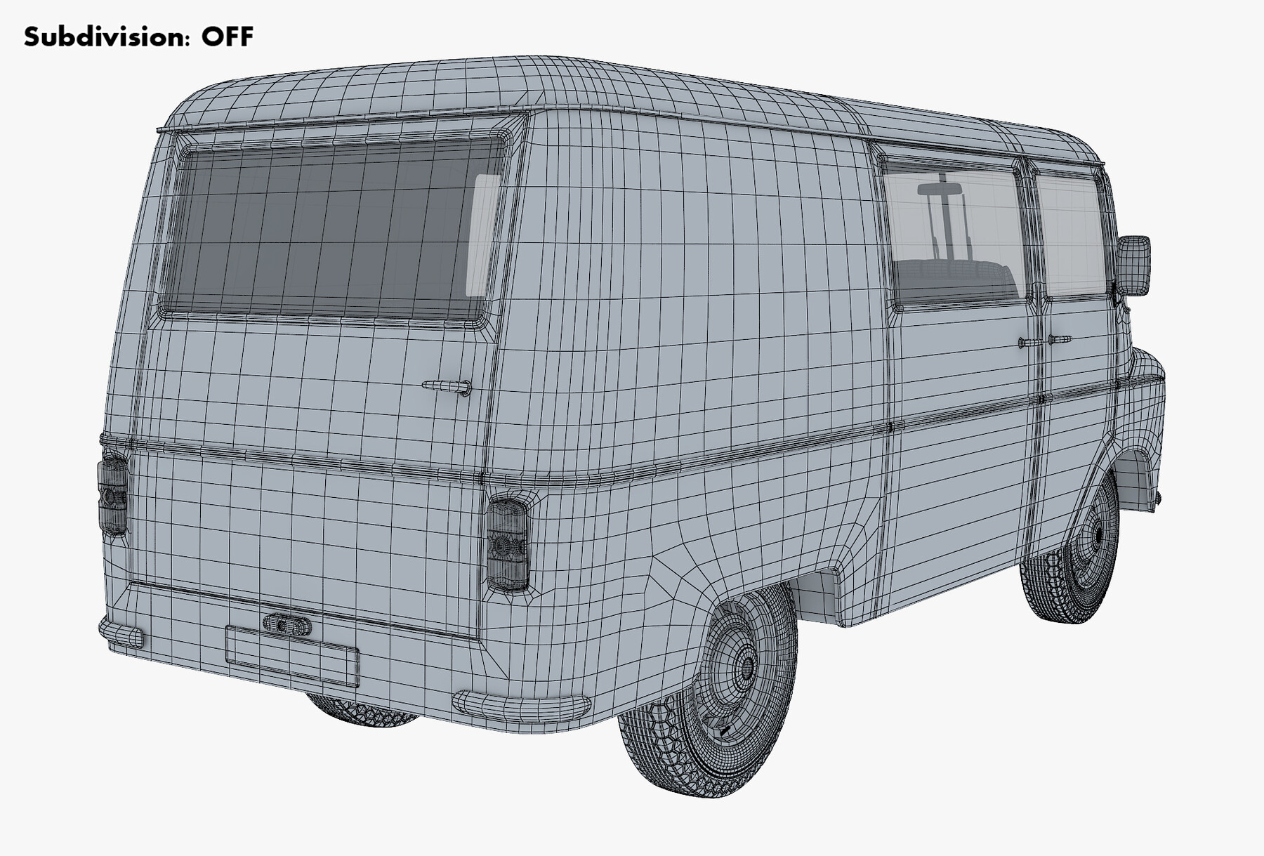 ArtStation - Generic Retro Cargo Van v 1 | Resources