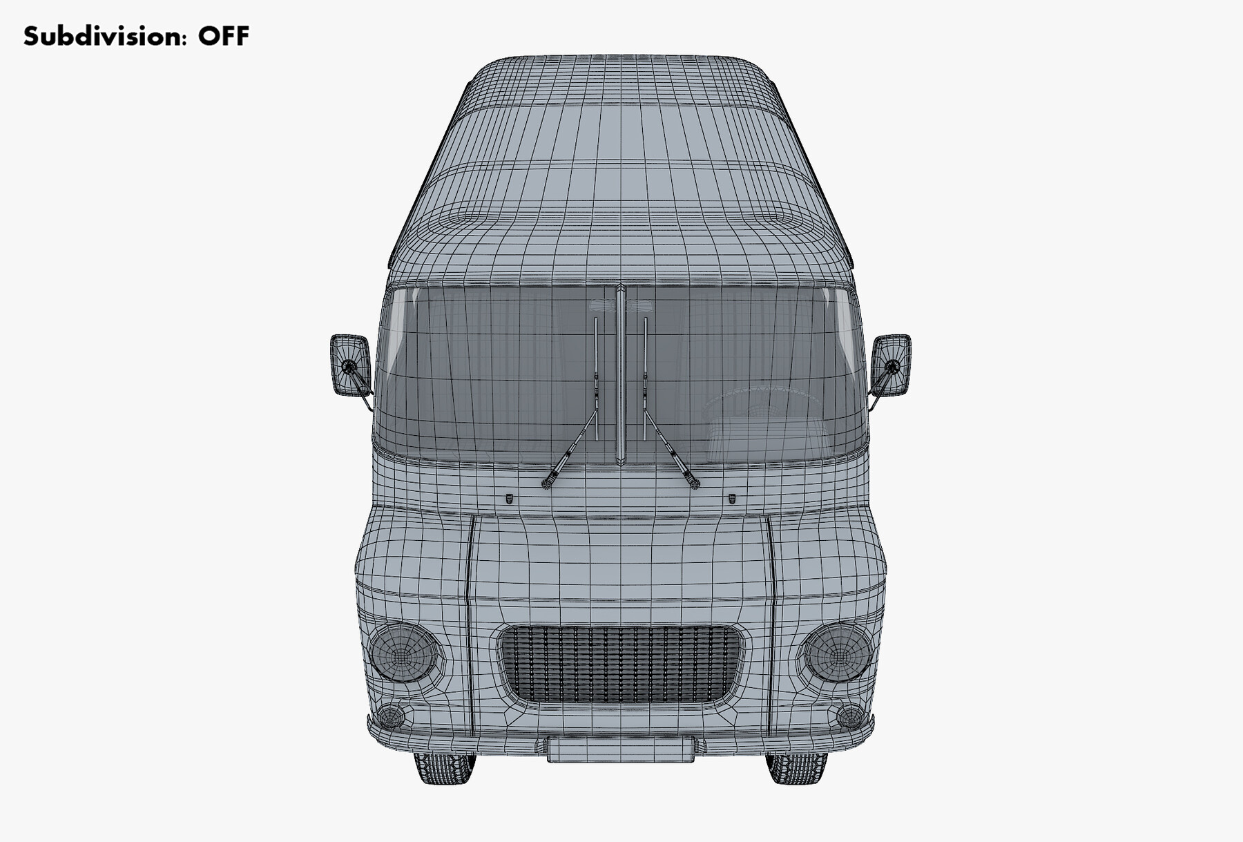 ArtStation - Generic Retro Cargo Van v 1 | Resources